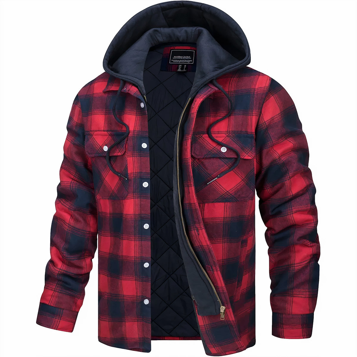 Marco | Men's Checked Winter Jacket