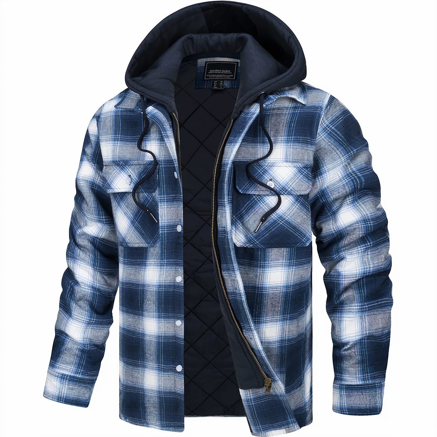 Marco | Men's Checked Winter Jacket