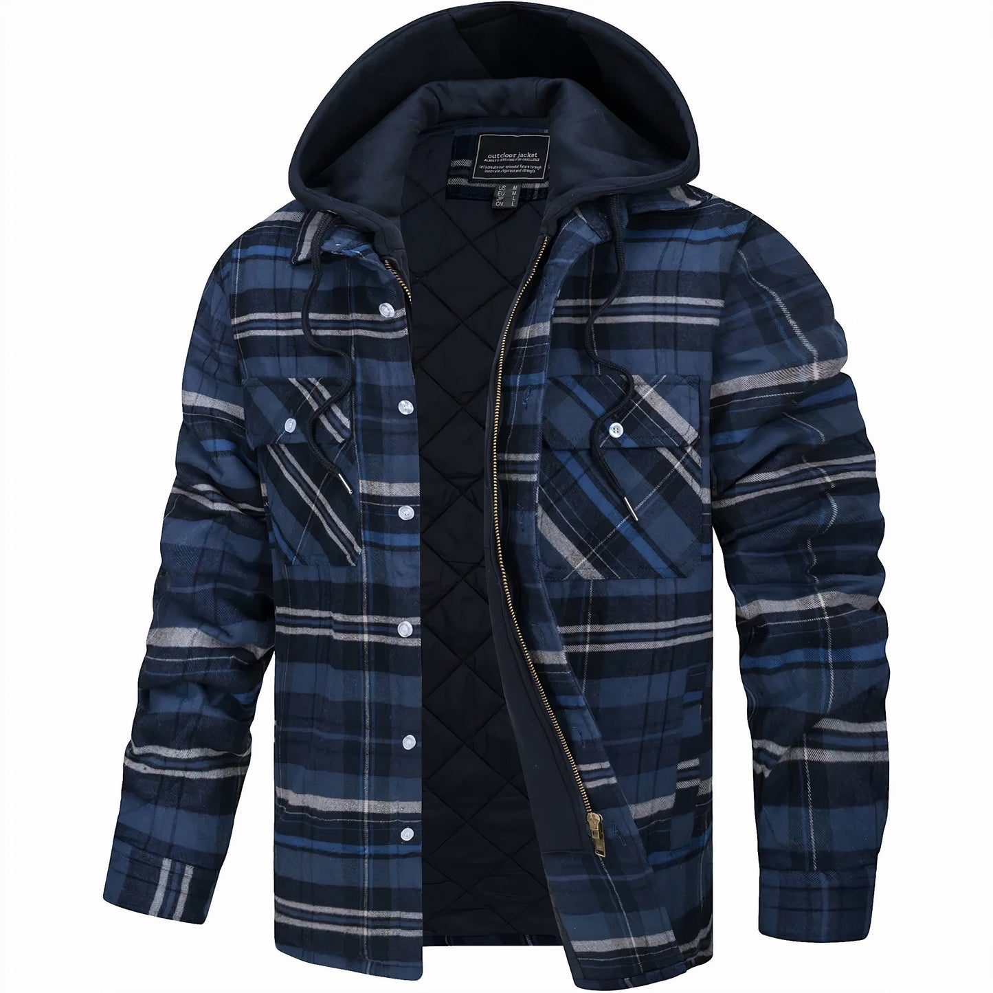 Marco | Men's Checked Winter Jacket
