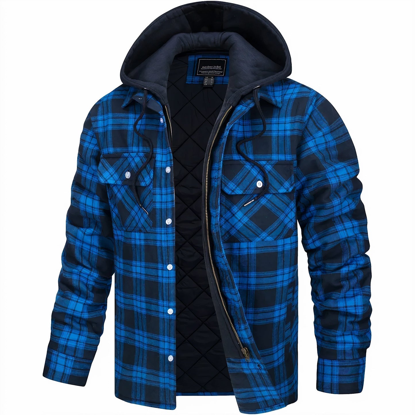 Marco | Men's Checked Winter Jacket