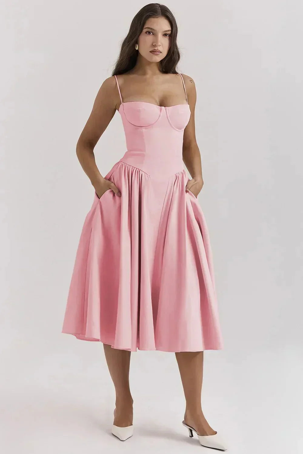 Phoebe | Women's Vintage Cross-Border Fashionable Tank Long Midi Dress
