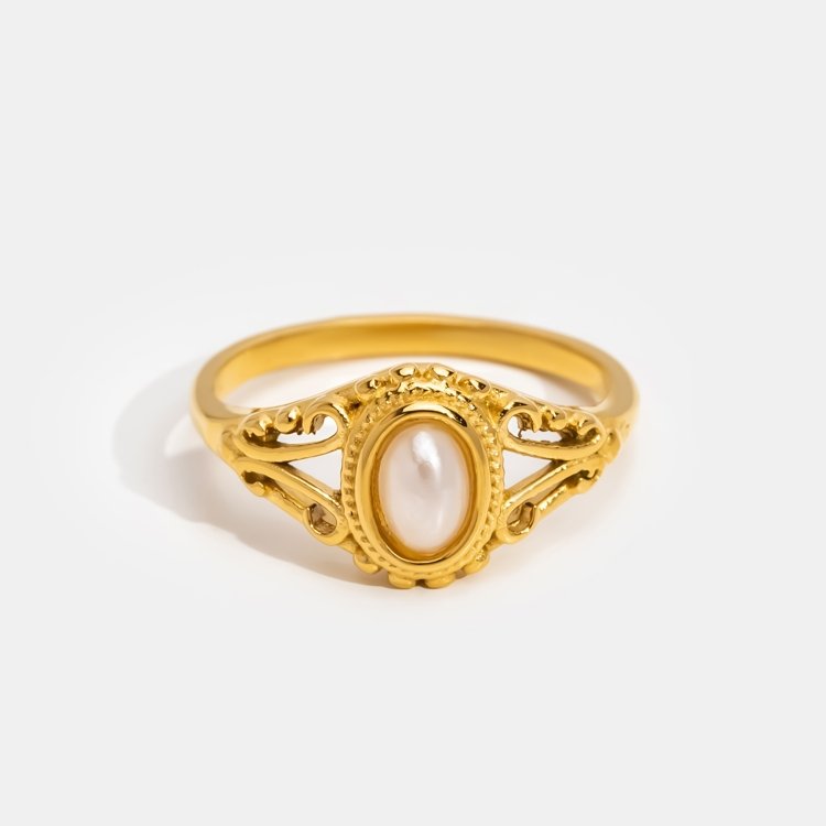 Aitana | Vintage Pearl Ring