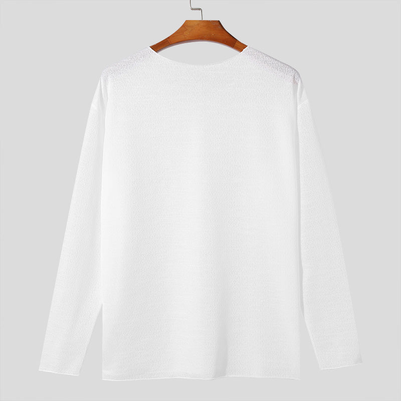 Dakota | Men's Longline Sweatshirt with Round Neck
