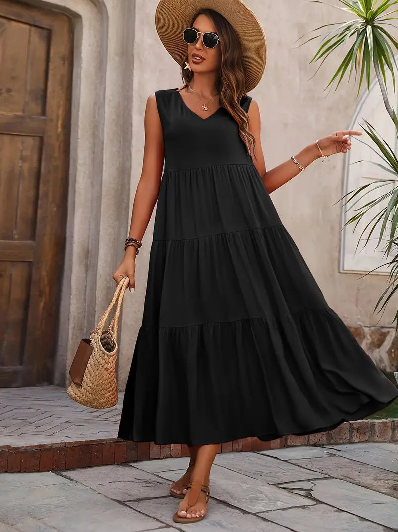 Noelia | Women's Lightweight Summer Maxi Dress